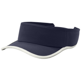 Sport-Tek STC57 Repeat Visor - True Navy/White