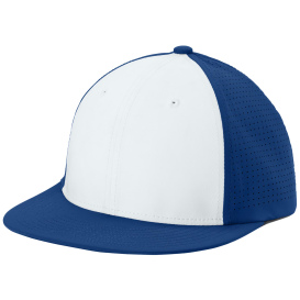 Sport-Tek STC64 Pro-Cut Stretch-Tek Cap - White/True Royal/True Royal