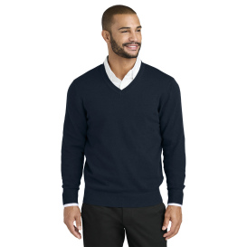 Port Authority SW2850 Easy Care V-Neck Sweater - River Blue Navy 