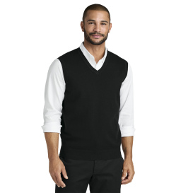 Port Authority SW2860 Easy Care Sweater Vest - Deep Black