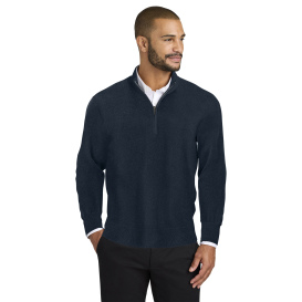 Port Authority SW2900 Easy Care 1/4-Zip Sweater - River Blue Navy