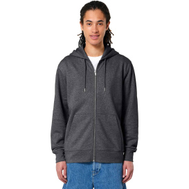 Stanley/Stella SXU005 Unisex Cultivator 2.0 Full-Zip Hooded Sweatshirt - Dark Heather Gray