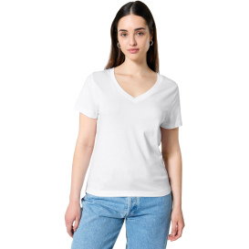 Stanley/Stella SXW032 Ladies Stella Isla V-Neck Tee - White