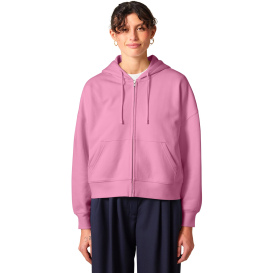 Stanley/Stella SXW037 Ladies Stella Ida Full-Zip Hooded Sweatshirt - Bubble Pink