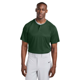 Sport-Tek ST359 PosiCharge Competitor 2-Button Henley - Forest Green