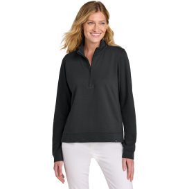 TravisMathew TM1LD007 Ladies Coveside 1/2-Zip - Black