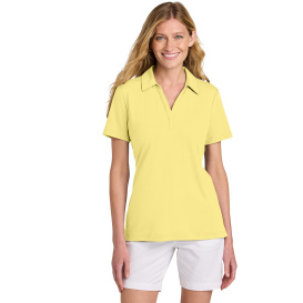 TravisMathew TM1LF071 Ladies Glenview Solid Polo - Pale Yellow