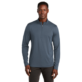 TravisMathew TM1MY397 Coto Performance 1/4-Zip - Vintage Indigo/Black
