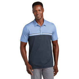 TravisMathew TM1MY401 Sunset Blocked Polo - Riviera Heather/Blue NIghts