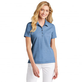 TravisMathew TM1WW002 Ladies Oceanside Heather Polo - Classic Blue Heather