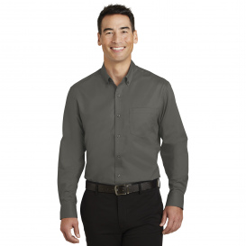 Port Authority TS663 Tall SuperPro Twill Shirt - Sterling Grey