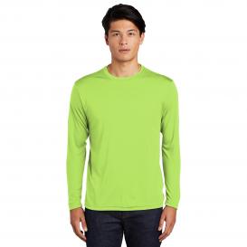 Sport-Tek TST350LS Tall Long Sleeve PosiCharge Competitor Tee - Lime Shock