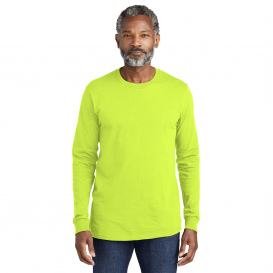 Volunteer Knitwear VL100LS All-American Long Sleeve Tee - Safety Green