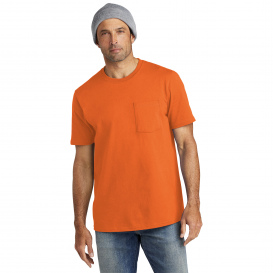 Volunteer Knitwear VL100LP All-American Pocket Tee - Safety Orange