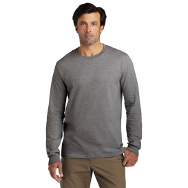 Volunteer Knitwear VL60LS Chore Long Sleeve Tee - Dark Heather Grey