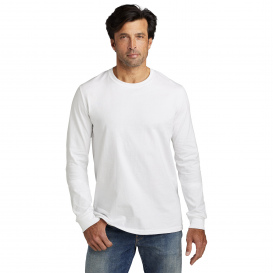 Volunteer Knitwear VL60LS Chore Long Sleeve Tee - White