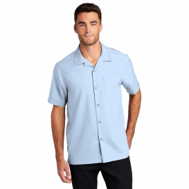 Port Authority W400 Short Sleeve Performance Staff Shirt - Cloud Blue