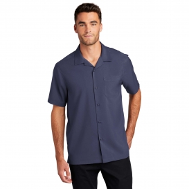 Port Authority W400 Short Sleeve Performance Staff Shirt - True Navy