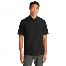 Port Authority W961 Short Sleeve UV Daybreak Shirt - Deep Black