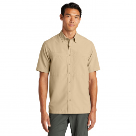 Port Authority W961 Short Sleeve UV Daybreak Shirt - Oat