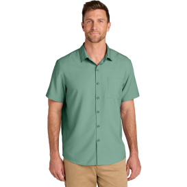 Port Authority W963 Short Sleeve UV Dockside Shirt - Sage
