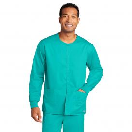 Wink WW3080 Unisex WorkFlex Snap-Front Scrub Jacket - Teal