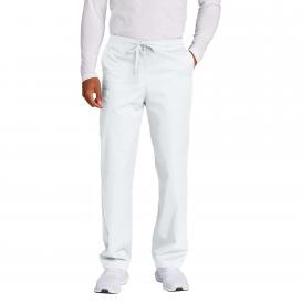 WonderWink WW3150 Unisex WorkFlex Cargo Pocket Scrub Pants - White