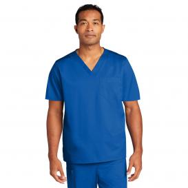 Wink WW3160 Unisex WorkFlex Chest Pocket V-Neck Scrub Top - Royal