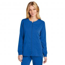 Wink WW4088 Women\'s Premiere Flex Full-Zip Scrub Jacket - Royal