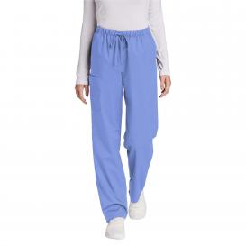 Wink WW4550P Women\'s Petite WorkFlex Cargo Pocket Scrub Pants - Ceil Blue