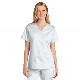 Wink WW4560 Women\'s WorkFlex V-Neck Scrub Top - White
