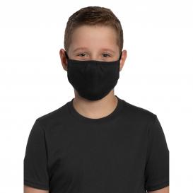 District YDTMSK02 Youth V.I.T. Shaped Face Mask - Pack of 5 - Black
