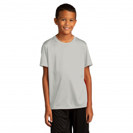 Sport-Tek YST720 Youth PosiCharge Re-Compete Tee - Silver