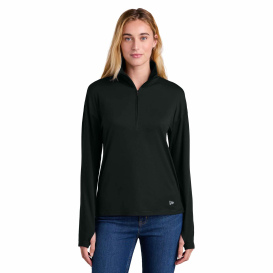 New Era LNEA228 Ladies Power 1/2-Zip - Black