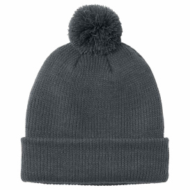 Port Authority C978 Cozy Pom Beanie - Storm Grey