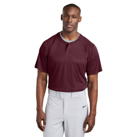 Sport-Tek ST359 PosiCharge Competitor 2-Button Henley - Maroon