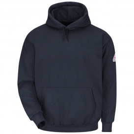 Bulwark FR SMH2NV Men\'s Pullover Hooded Fleece Sweatshirt - Modacrylic Fleece - 11.0 oz.