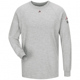 Bulwark FR SMT2 Men\'s Long Sleeve Performance T-Shirt - CoolTouch 2 - Grey