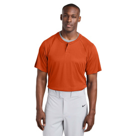 Sport-Tek ST359 PosiCharge Competitor 2-Button Henley - Deep Orange