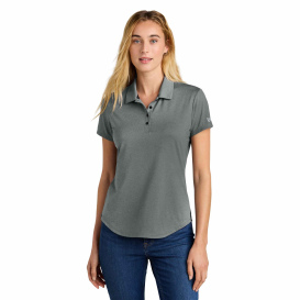 New Era LNEA225 Ladies Power Polo - Shadow Grey Heather