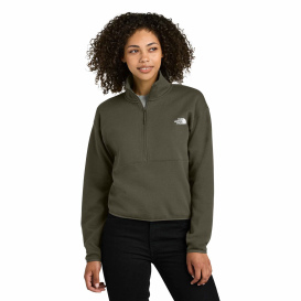 The North Face NF0A8C5H Ladies Double-Knit 1/2-Zip Fleece - New Taupe Green