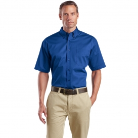 CornerStone SP18 Short Sleeve SuperPro Twill Shirt - Royal