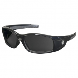 MCR Safety SR112 Swagger SR1 Safety Glasses - Black Frame - Gray Lens