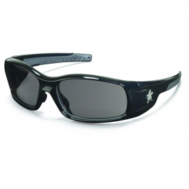 Crews SR112 Swagger SR1 Safety Glasses - Black Frame - Gray Lens