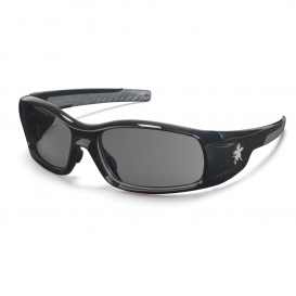 Crews SR112Z Swagger SR1 Safety Glasses - Black Frame - Gray Polarized Lens