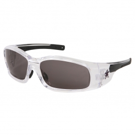 MCR Safety SR142AF Swagger SR1 Safety Glasses - Clear Frame - Gray Anti-Fog Lens
