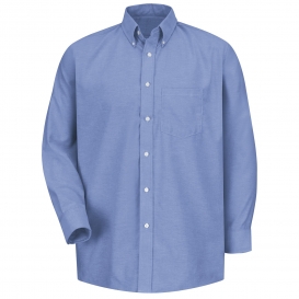 Red Kap SR70 Men\'s Executive Oxford Dress Shirt - Long Sleeve - Light Blue