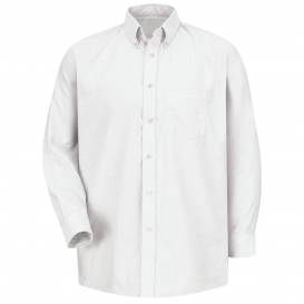 Red Kap SR70 Men\'s Executive Oxford Dress Shirt - Long Sleeve - White