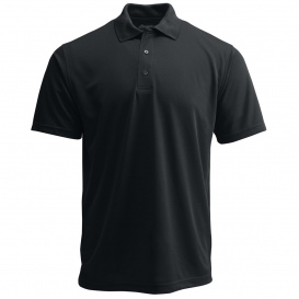 Paragon 108Y Youth Saratoga Performance Mini Mesh Polo - Black