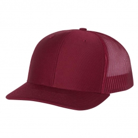 Richardson 112 Snapback Trucker Cap - Cardinal